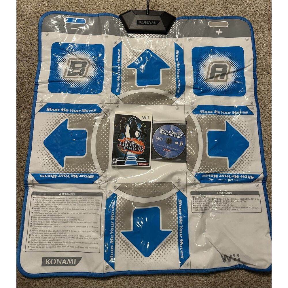 Dance Dance Revolution Hottest Party Dancepad Dance Pad Revolution Nintendo Wii